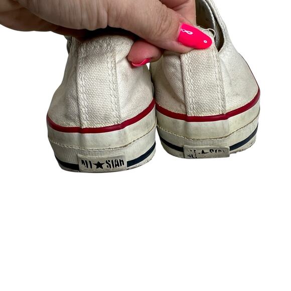 Converse Chuck Taylor All Star Vintage 80s Low Top Sneakers USA White M2.5, W4.5 - Picture 6 of 10